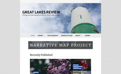 greatlakesreview.org screenshot