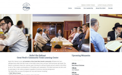 greatneckkollel.org screenshot