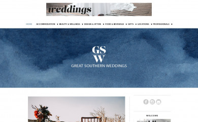 greatsouthernweddings.com.au screenshot