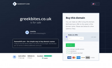 greekbites.co.uk screenshot