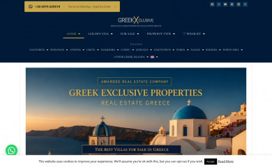 greekexclusiveproperties.com screenshot