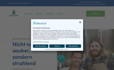 greenclean-reinigung.de screenshot