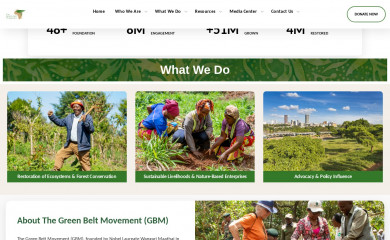 greenbeltmovement.org screenshot