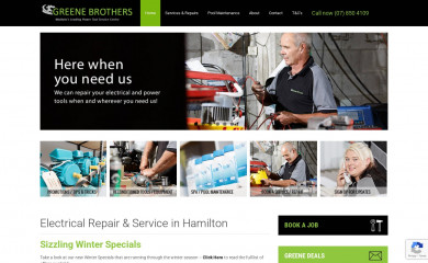 greenebrothers.co.nz screenshot