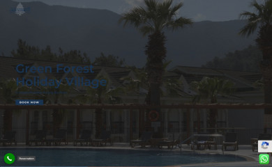 greenforestholidayvillage.com screenshot