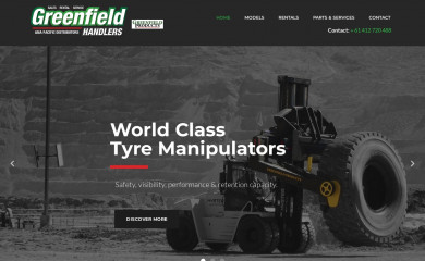 greenfieldhandlers.com screenshot