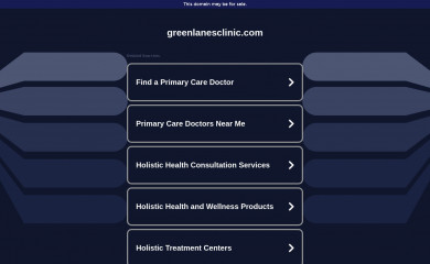 greenlanesclinic.com screenshot