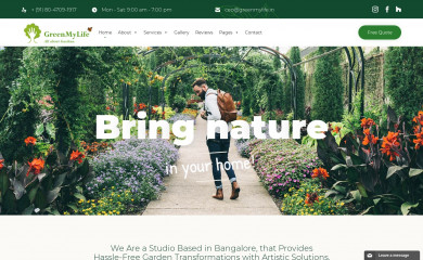 greenmylife.in screenshot