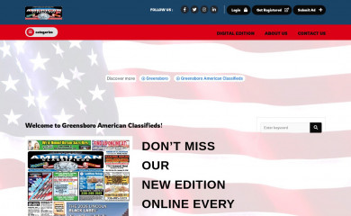 greensboroamericanclassifieds.com screenshot