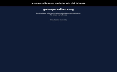 greenspacealliance.org screenshot
