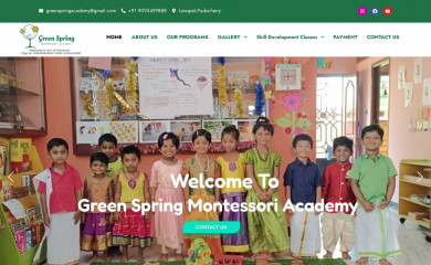 greenspringacademy.com screenshot