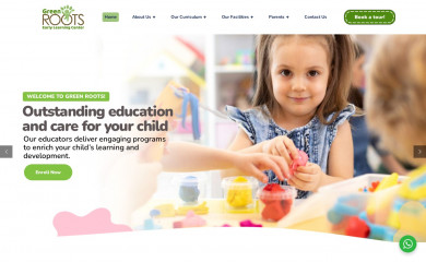 greenrootsnursery.com screenshot