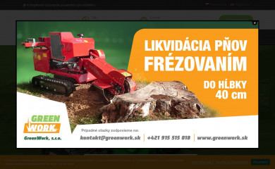 greenwork.sk screenshot