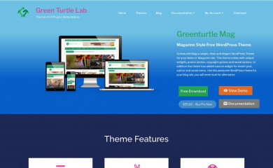 Greenturtle Mag screenshot