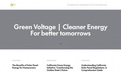greenvoltage.org screenshot