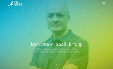 greg-personaltraining.de screenshot
