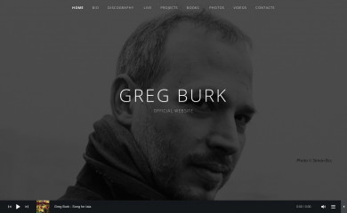 gregburk.com screenshot