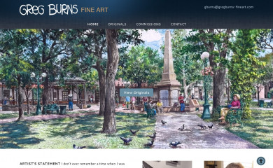 gregburns-fineart.com screenshot