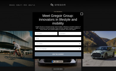 gregoir.com screenshot