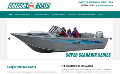 gregorboats.com screenshot
