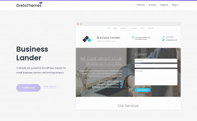 Business Lander screenshot