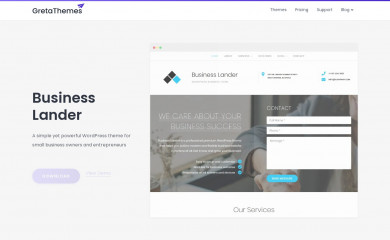Business Lander screenshot