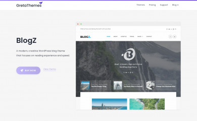 BlogZ screenshot