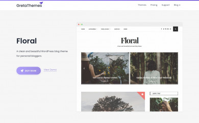https://gretathemes.com/wordpress-themes/floral/ screenshot
