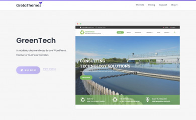 https://gretathemes.com/wordpress-themes/greentech/ screenshot
