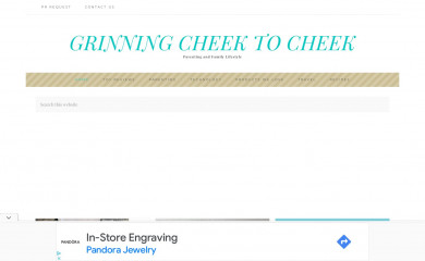 grinningcheektocheek.com screenshot