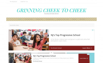 grinningcheektocheek.com screenshot