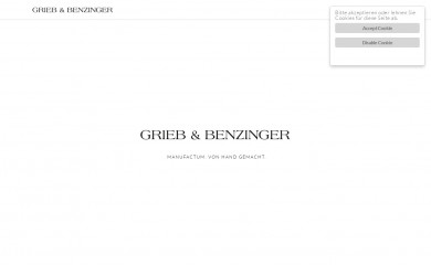 grieb-benzinger.com screenshot