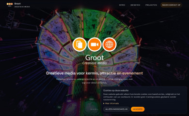 http://grootcreatievemedia.nl screenshot