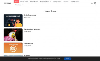groupdiscussionideas.com screenshot