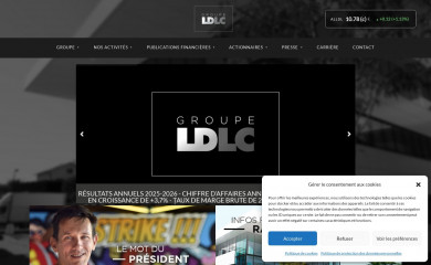 groupe-ldlc.com screenshot