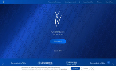 groupe-quinze-gp.com screenshot