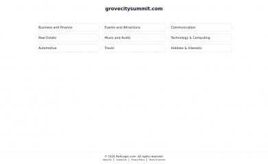 grovecitysummit.com screenshot
