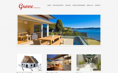 grovebuilding.com.au screenshot