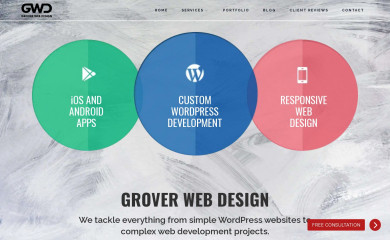 https://groverwebdesign.com/ screenshot