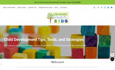 growinghandsonkids.com screenshot