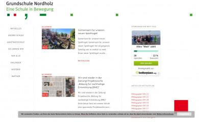grundschule-nordholz.de screenshot