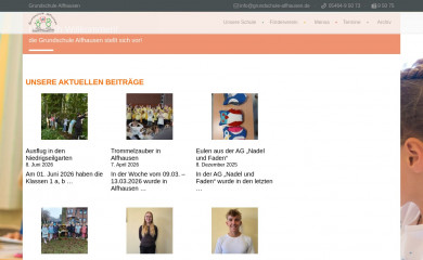 grundschule-alfhausen.de screenshot
