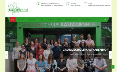 grundschule-kastanienhof.de screenshot