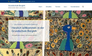 grundschuleborgloh.de screenshot