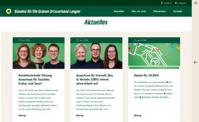 gruene-langen.de screenshot
