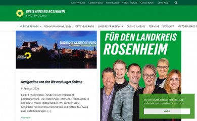 gruene-rosenheim.de screenshot