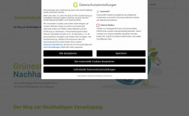 gruenesgeld.at screenshot