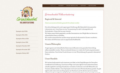 gruenschnabel-vollwertcatering.de screenshot