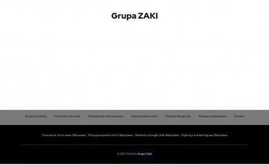 http://www.grupazaki.pl/ screenshot