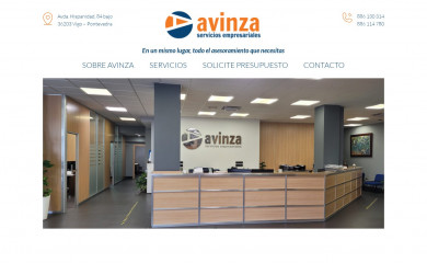 grupoavinza.com screenshot